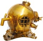 Nautical 18   U s Navy Diving Helmet Mark V Glass Vintage Home Decorative Helmet