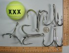 1 Pc 10 0 Stainless Steel Welded Treble Hook  Really Big Fish Or Small Pier Gaff