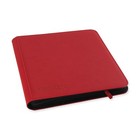 Vault X Fire Red 12-pocket Exo-tec Zip Binder - 480 Cards - New