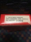  New 2  Head Brand Brass Padlock 2-2016  With Keys  over 100 Available 