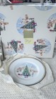 Christmas Mikasa Bone China Set 5 Plts Salad Plts  Plus    All In Original Boxes