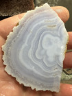 Namibia Blue Lace Agate Rough Slab Lapidary Cabochon 48 Grams