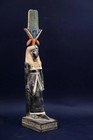 Authentic Ancient Egyptian Antiquities Statue Of Goddess Seshat Rare Egyptian Bc