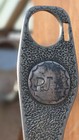 Heavy Vintage Western Curb Bit Hand Engraved Initials Rjk