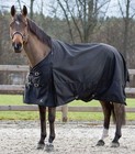 84  Black 1200d Lightweight Waterproof Horse Turnout Rain Sheet  no Fill 