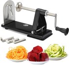 4-blade Spiralizer Vegetable Slicer And Curly Fries Maker  Stronger Than All Pla