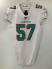  57 Terrill Hanks Miami Dolphins Game Used Nike Jersey Sz 42 Yr 2019