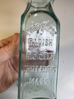 Antique Pure Horseradish Horse Radish Bottle Geer Three Rivers Massachusetts Ma
