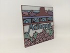 Vintage Arizona Masterworks Handcrafted Art Tile Ceramic Trivet 6 x6  Usa Made