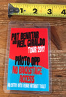 Pat Benatar And Neil Giraldo Laminate Souvenir Ticket Pass Photo Opp 2017 Tour