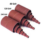4-1 2  Oscillating Sander Spindle Sanding Drum Sleeves Paper Set 80 120 240 Grit