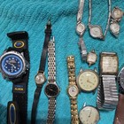 Mixed Lot Of 19 Vintage   Modern Wristwatches Working   Repair parts Gold Filled