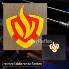 Brandweer Fire Brigade Crest Regular retroreflective Stickers