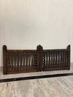 Original Authentic Wooden Window Panel   Handcrafted Antique Decor   Rustic Deco