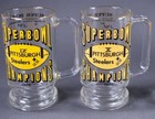 Pittsburgh Steelers Super Bowl Champions Glass Beer Mugs Set Of 4 74  75  78  79