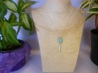Turquoise   Silver Pendant Native American Southwestern Jewelry Necklace