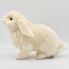 Hansa Lop Ear Bunny Realistic Big Plush Doll Bh7024 White Rabbit 13 7in Gift 
