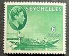 Travelstamps  1938 Seychelles Stamps Scott  129 - 6 Cent Fishing Boat - Mnh Og