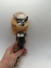 Custom Woodbaby Cat Shoulder Puppet Control Head Real Fur   cable Not Included  