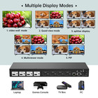 Mt-viki 4x4 Hdmi Matrix Switcher 4k 30hz With Seamless Switch   Video Wall 1u