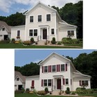 Vantage Cranberry Louvered Vinyl Exterior Shutters  14-in X 71-in  Set Of 3