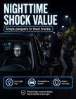2pcs Ghost Face Headrest Covers  Auto Seat Universal Elastic Headrest Protector