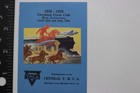 Cleveland Cover Club 1939 Philatelic Souvenir Label Ad Ymca Pony Express Train
