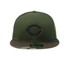 New Era 59fifty Men Hat Cincinnati Reds Mexico Series 2019 Green Camo Fitted Cap