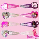  Barbie Hair Clips For Girls 8 Pack Multi Color Ages 3  Snap Clips