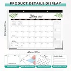 Desk Calendar 2026-2027  17 X 12 18 Month Wall Calendar Runs From January
