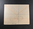 Israel Scott   16 Block Of 4 Stamps Used Interim Gov  Cover Haifa