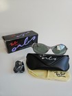 Vintage Nos   Ray-ban B l W2390 Orbs Combo Ellipse Matte Crystal Sunglasses