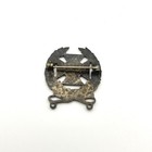Vintage Sterling Silver Us Army Marksman Badge Wreath Target Pin 1k Hallmark