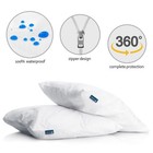 Waterproof Toddler Travel Pillow Protector Zippered Pillow Cases14 x20  2 Pack 