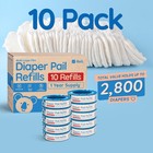 Reli  Diaper Pail Refill Bags  Compatible With Genie Complete  Expressions  10