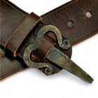 Celtic Hand Forged Belt Hook Or Buckle Iron Celtic Hook Medieval Buckle Belt