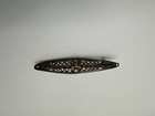 Antique Sterling 800 Filigree Brooch Pin 5 5cm Bb6