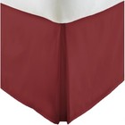 Burgundy Solid 620 Tc Cotton Split Corner Tailored Bed Skirt All Size Drops New