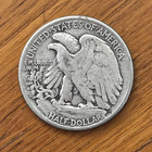1943 Walking Liberty Half Dollar     Philadelphia     90  Silver      013