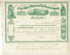 Lot 6 Vintage Us Railroad Stock Certificates 1860s-1960s Steam Trains Allegory