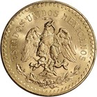 Mexico Gold 50 Pesos - Au bu - Random Date - 1 2056 Oz 
