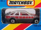 Matchbox Ford Sierra Xr4i   1984   Mb55   Unpunched Blue Window Box
