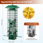 Squirrel Proof Bird Feeder  Metal Bird Feeders For Outdoors Hanging  Weight Acti