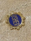 Usher Badge Pinback Pin Button Vintage  77 Allied Health