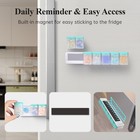 Weekly Pill Organizer Magnetic  Removable Pill Box 7 Day 1 Time A Day  Large    