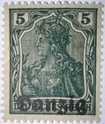 Travelstamps- 1920 Germany Occ poland   Danzig Mi 1 Mint  Og Hinged Mogh