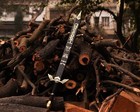 Handmade Legend Of Zelda Master Sword Stainless Steel Replica  Scabbard
