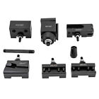6 Packs Wedge Type Quick Change Tool Post Set For 6-9  Swing Mini Lathe Black