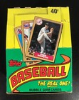 1987 Topps Baseball Empty Wax Display Box  No Cards  Packs Or Wrappers  Vintage