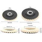 5pcs 4 5  Wool Polishing Wheels Buffer Pads Flap Felt Polishing Finishing Disc